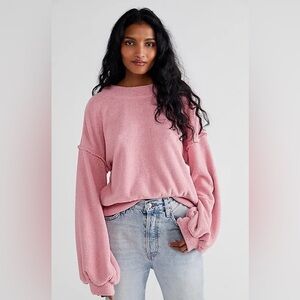 Free People | FP Beach | Beach Happy Pullover | Small | Pink